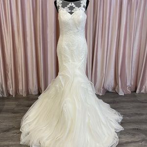 wedding dress Ruffle Mermaid Style F905